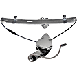 741-743 Sedan Front, Passenger Side OE Solutions Series Power Window Regulator, With Motor