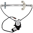 741-744 Sedan Rear, Driver Side OE Solutions Series Power Window Regulator, With Motor