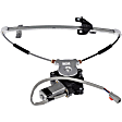 741-744 Sedan Rear, Driver Side OE Solutions Series Power Window Regulator, With Motor