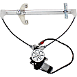 741-744 Sedan Rear, Driver Side OE Solutions Series Power Window Regulator, With Motor