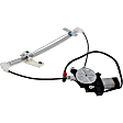 741-744 Sedan Rear, Driver Side OE Solutions Series Power Window Regulator, With Motor