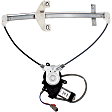 741-745 Sedan Rear, Passenger Side OE Solutions Series Power Window Regulator, With Motor