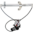 741-745 Sedan Rear, Passenger Side OE Solutions Series Power Window Regulator, With Motor