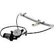 741-745 Sedan Rear, Passenger Side OE Solutions Series Power Window Regulator, With Motor