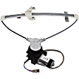 741-745 Sedan Rear, Passenger Side OE Solutions Series Power Window Regulator, With Motor