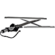 741-760 Coupe Front, Driver Side OE Solutions Series Power Window Regulator, With Motor