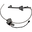 741-768 Front, Driver Side OE Solutions Series Power Window Regulator, With Motor