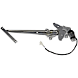 741-790 Front, Driver Side OE Solutions Series Power Window Regulator, With Motor