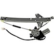 741-793 Sedan Rear, Passenger Side OE Solutions Series Power Window Regulator, With Motor