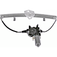 741-807 Front, Driver Side OE Solutions Series Power Window Regulator, With Motor