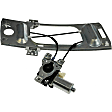 741-809 Front, Passenger Side OE Solutions Series Power Window Regulator, With Motor