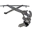 741-870 Front, Driver Side OE Solutions Series Power Window Regulator, With Motor