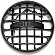 74337 Help Series Air Vent - Black, Plastic, Direct Fit