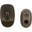 74406 Help Series Sun Visor Clip - Brown, Direct Fit, Set of 2