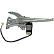 748-224 Rear, Driver Side OE Solutions Series Power Window Regulator, With Motor