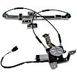 2003 Chevrolet Tahoe - Rear, Driver Side Power Window Regulator, With Motor, OE Solutions Series