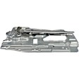 748-316 Rear, Driver Side OE Solutions Series Power Window Regulator, With Motor
