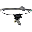 748-446 Front, Driver Side OE Solutions Series Power Window Regulator, With Motor