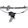 748-446 Front, Driver Side OE Solutions Series Power Window Regulator, With Motor
