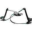 748-472 Front, Driver Side OE Solutions Series Power Window Regulator, With Motor