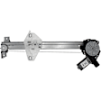 748-478 Sedan Rear, Driver Side OE Solutions Series Power Window Regulator, With Motor