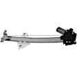 748-478 Sedan Rear, Driver Side OE Solutions Series Power Window Regulator, With Motor