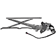 Front, Driver Side OE Solutions Series Power Window Regulator, With Motor