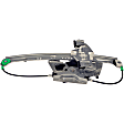 2011 Cadillac DTS - Rear, Driver Side Power Window Regulator, With Motor, OE Solutions Series