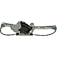 2011 Cadillac DTS - Rear, Driver Side Power Window Regulator, With Motor, OE Solutions Series