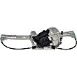 2007 Cadillac DTS - Rear, Passenger Side Power Window Regulator, With Motor, OE Solutions Series