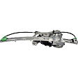 2007 Cadillac DTS - Rear, Passenger Side Power Window Regulator, With Motor, OE Solutions Series