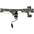 748-550 Rear, Driver Side OE Solutions Series Power Window Regulator, With Motor