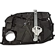 748-577 Front, Driver Side Window Regulator, Power, with Motor, For Models with One Touch Down, 2-Pin Connector