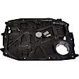 748-577 Front, Driver Side Window Regulator, Power, with Motor, For Models with One Touch Down, 2-Pin Connector