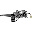 748-721 Rear, Passenger Side OE Solutions Series Power Window Regulator, With Motor