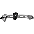 748-743 Coupe Front, Passenger Side OE Solutions Series Power Window Regulator, With Motor