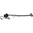 748-756 Rear, Driver Side OE Solutions Series Power Window Regulator, With Motor