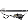 748-910 Rear, Driver Side OE Solutions Series Power Window Regulator, Without Motor