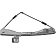 748-984 Front, Driver Side OE Solutions Series Power Window Regulator, With Motor