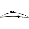 749-091 Rear, Driver Side OE Solutions Series Power Window Regulator, Without Motor