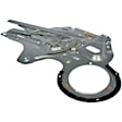 749-391 Front, Passenger Side OE Solutions Series Manual Window Regulator, Without Motor