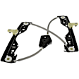 749-592 Front, Driver Side OE Solutions Series Power Window Regulator, With Motor