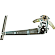 749-784 Front, Driver Side OE Solutions Series Manual Window Regulator, Without Motor