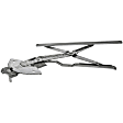 749-810 Front, Driver Side OE Solutions Series Manual Window Regulator, Hand-Crank Type