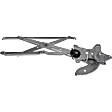 1993 Toyota T100 - Front, Driver Side Power Window Regulator, Without Motor, OE Solutions Series