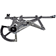 749-897 Front, Passenger Side OE Solutions Series Power Window Regulator, Without Motor