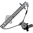 751-117 Rear, Driver Side OE Solutions Series Power Window Regulator, With Motor