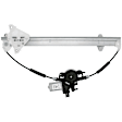 751-127 Front, Driver Side OE Solutions Series Power Window Regulator, With Motor