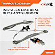 2015 Chrysler Town & Country - Front, Driver Side Power Window Regulator, Without Motor, With 2 Pin Connector, OE Solutions Series