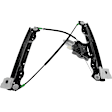 751-312 Front, Driver Side OE Solutions Series Power Window Regulator, With Motor